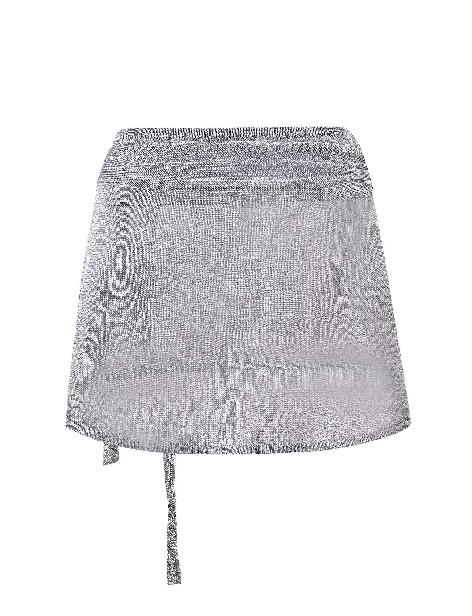 ISATANA MINI SKIRT SILVER