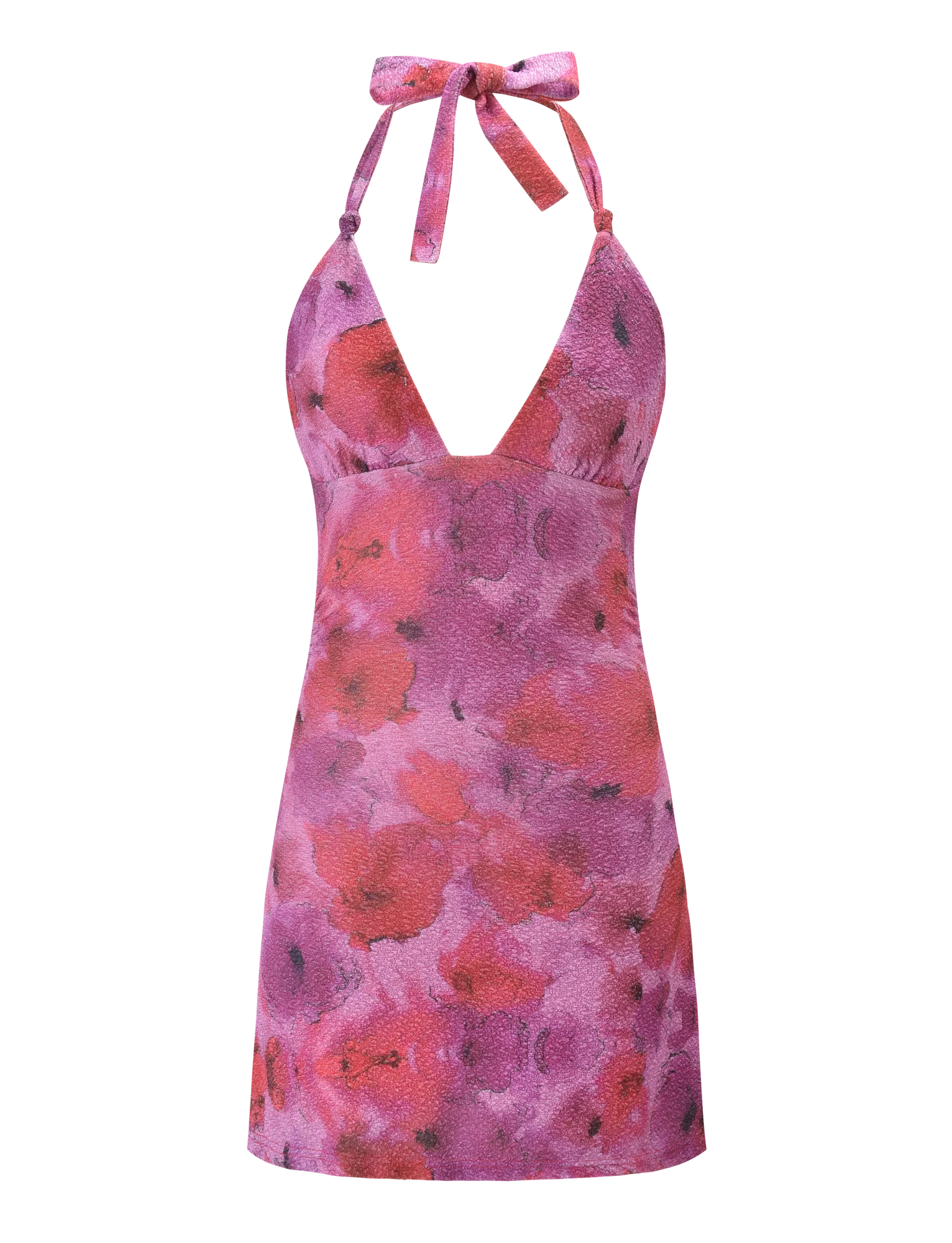 TALYN MINI DRESS PINK SPARKLE FLORAL