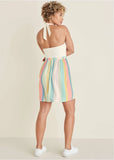Stripe Halter Mini Dress Boardwalk Stripe
