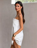 BRYNLEE MINI DRESS WHITE