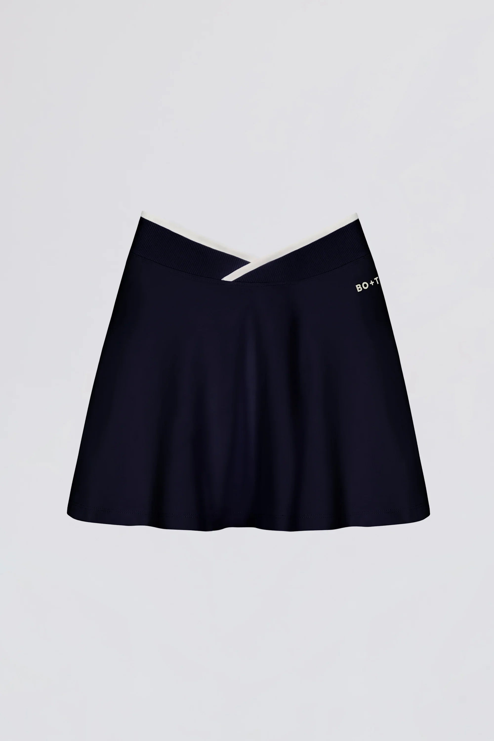 Soft Active Crossover Mini Skort in Midnight