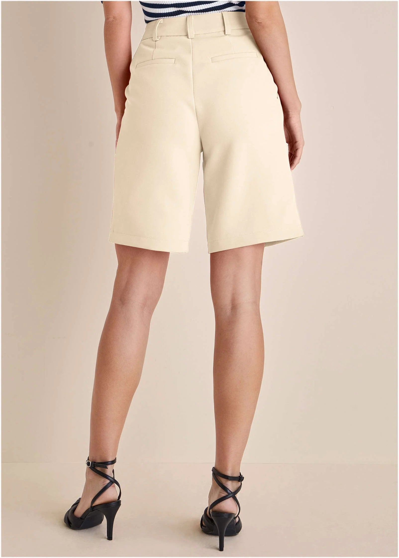 Bermuda Suit Shorts Off White