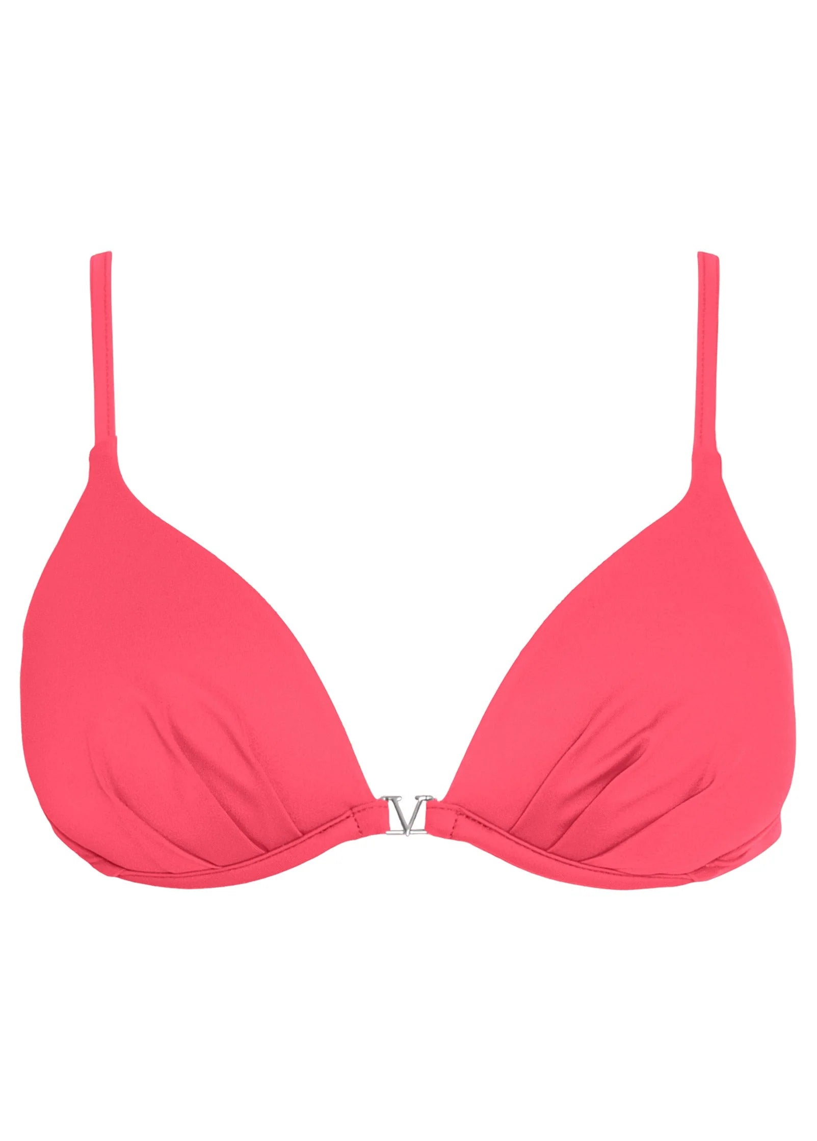 Push Up Bikini Top Sunset Pink