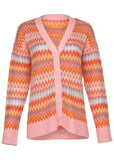 Fair Isle Cardigan Peach Dust