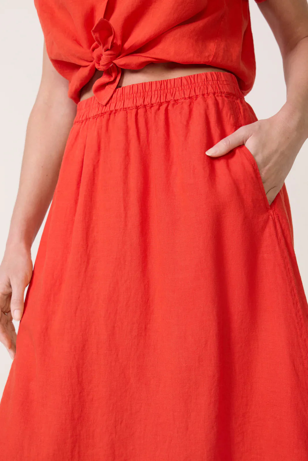 Maddie Linen Skirt