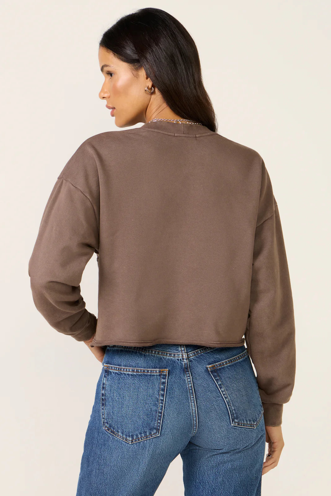 Amelia Side Lace Up Sweatshirt