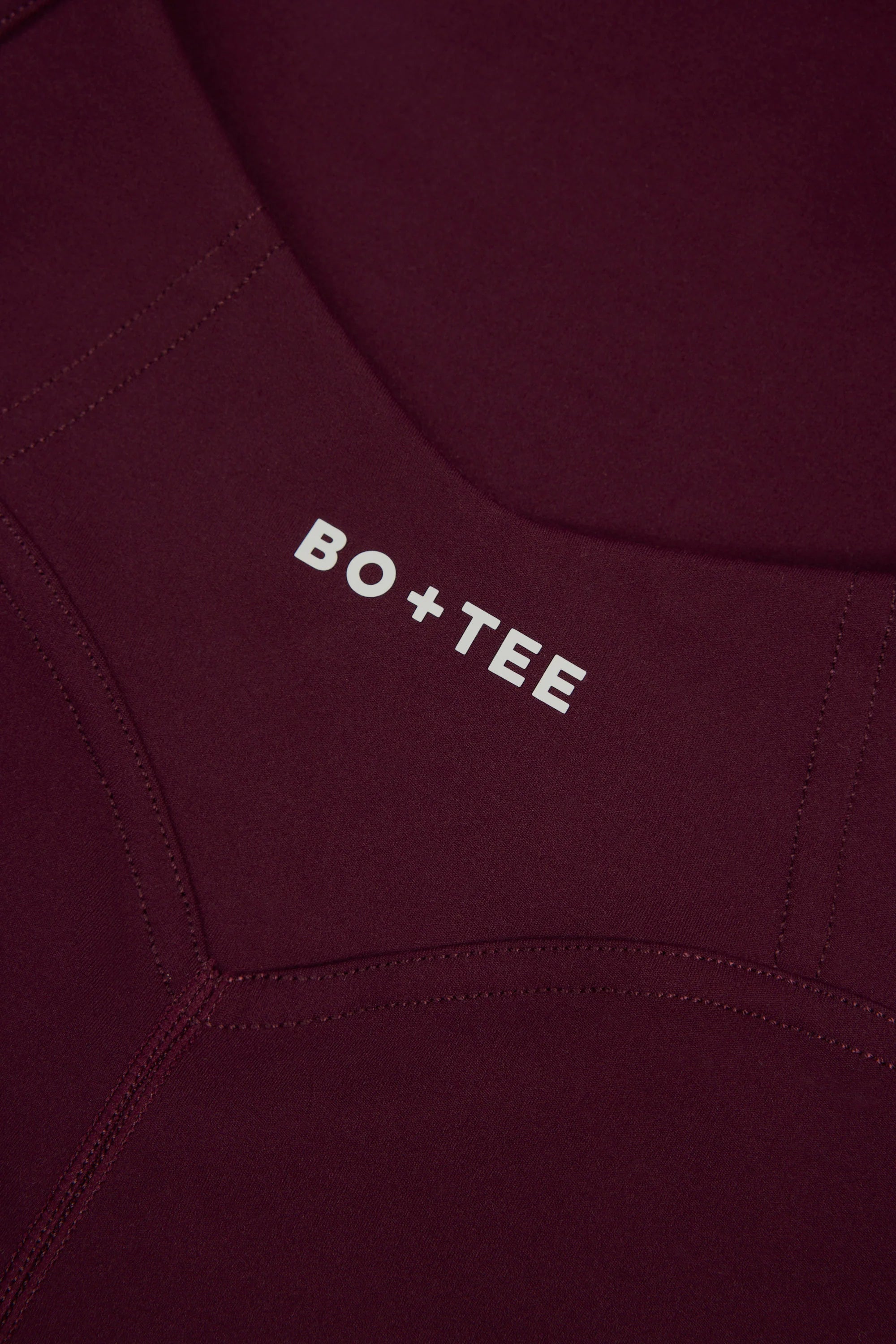 Soft Active Open Back Unitard in Burgundy