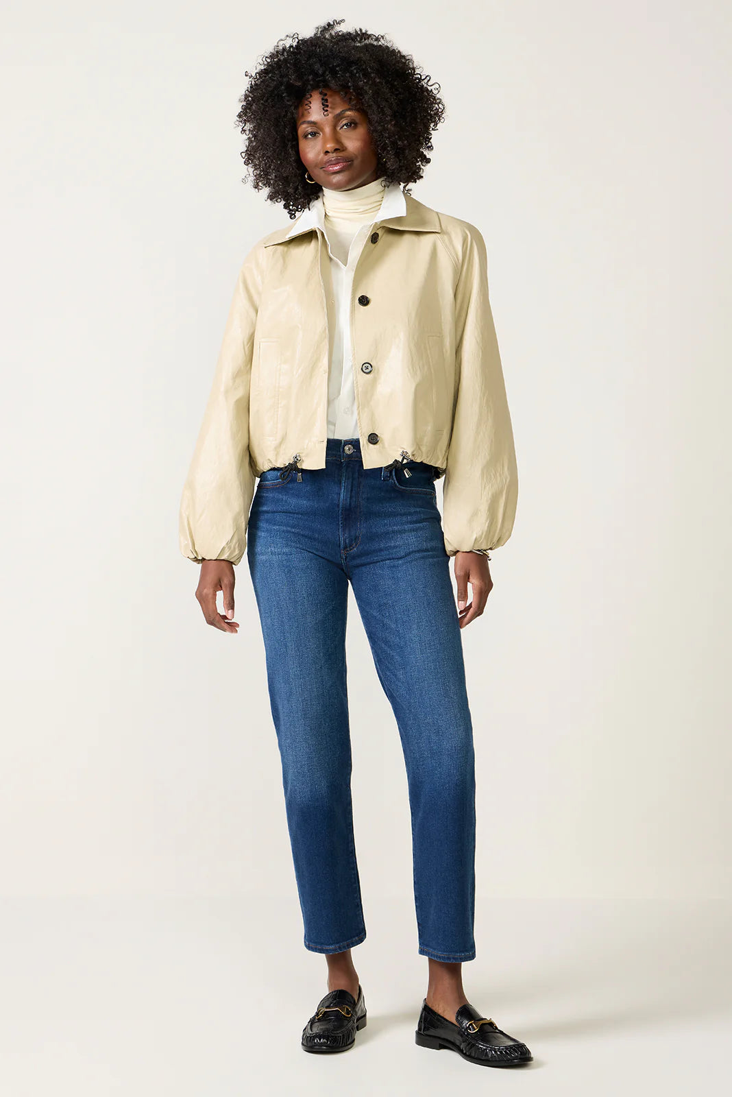 Caia High Rise Straight Jean
