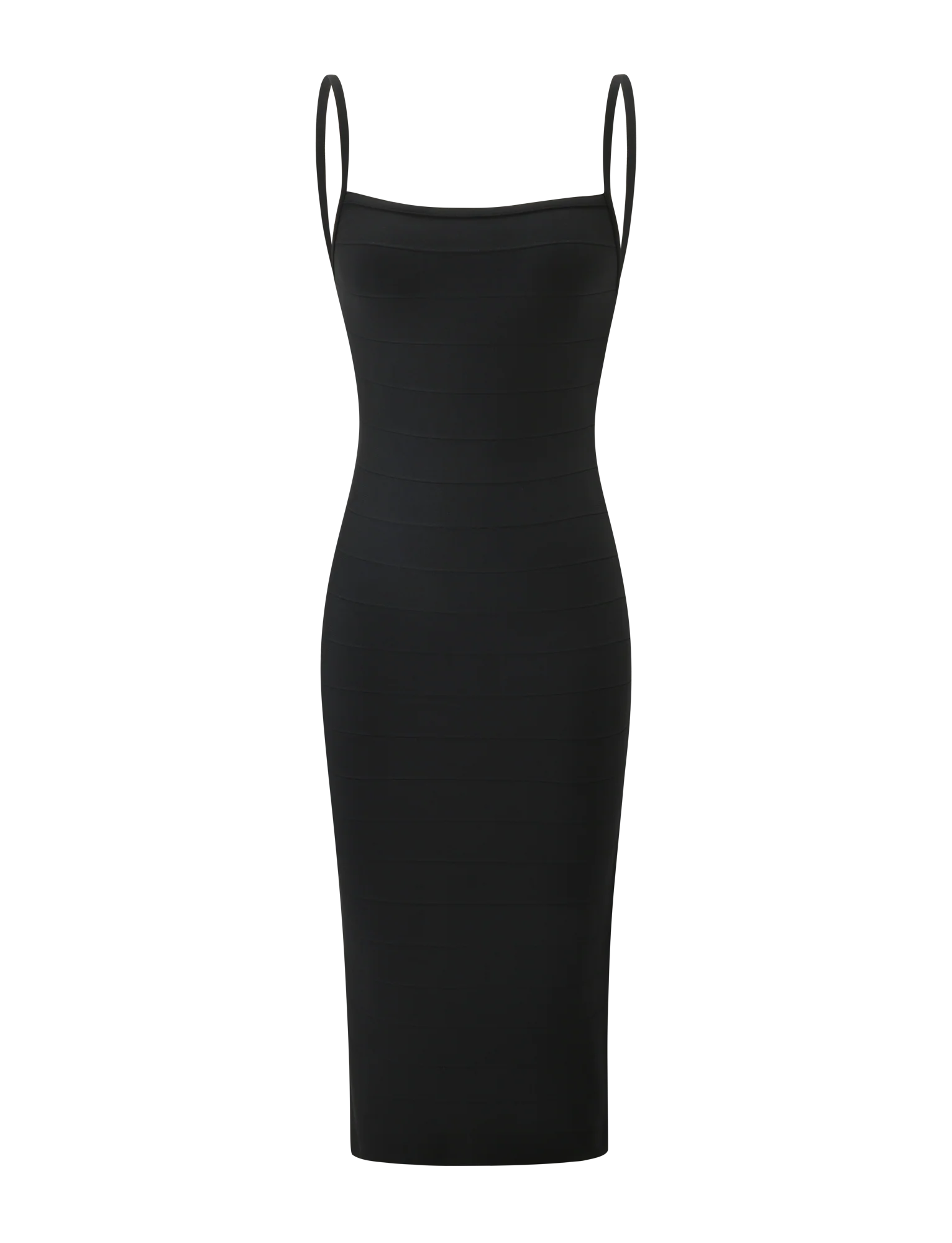 MIDORI MIDI BANDAGE DRESS BLACK