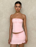 MIRELLE TOP PINK PASTEL PINK