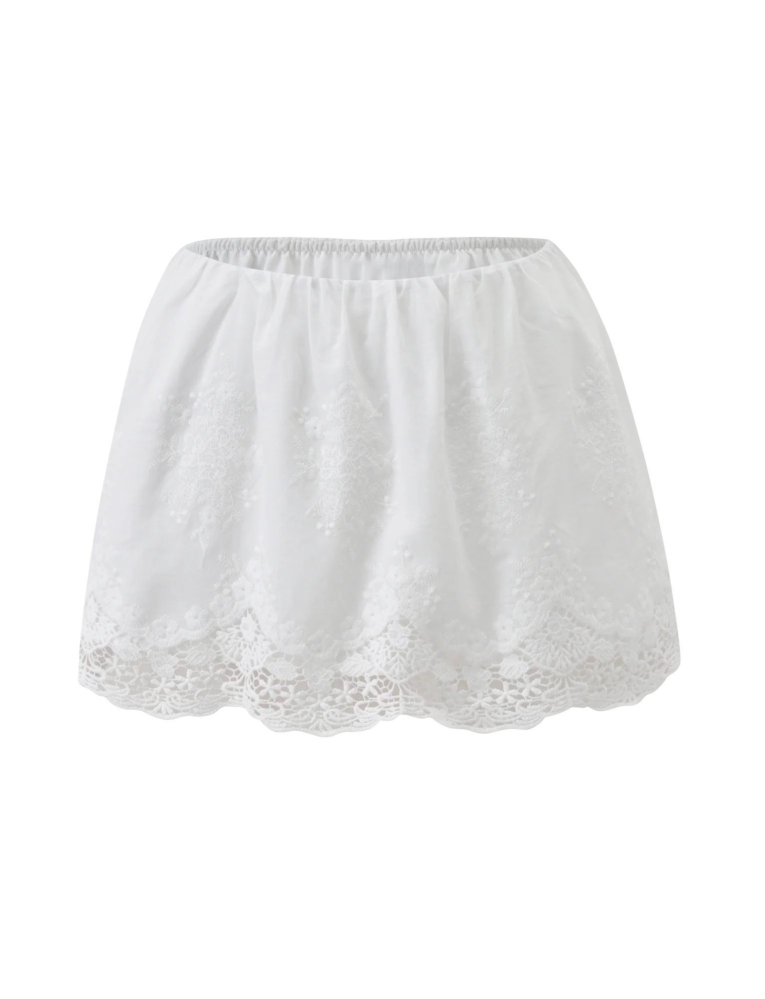CAILEIGH MINI SKIRT WHITE