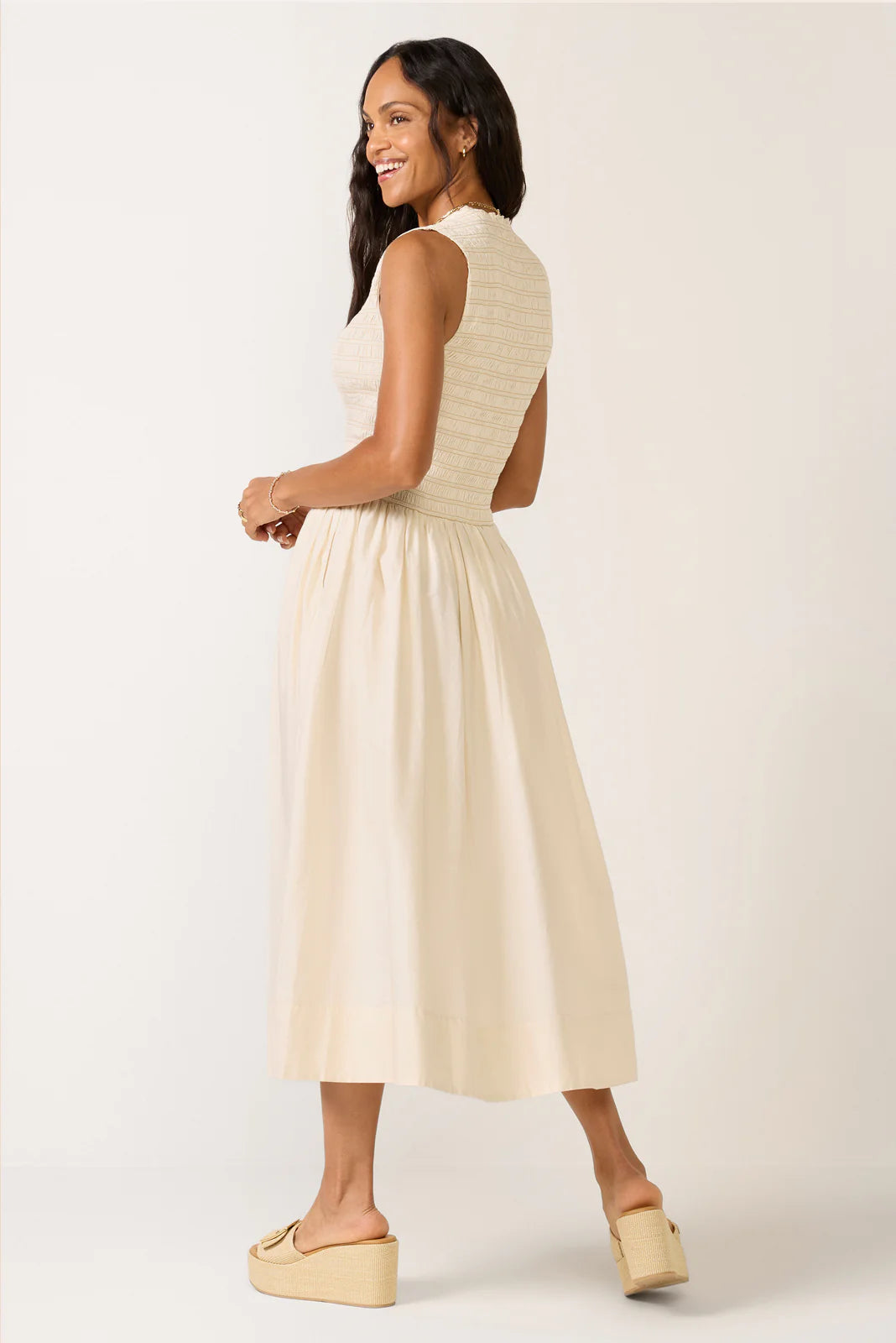 Gladys Smocked Bodice Dress