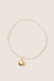 Classic Mixed Metal 2mm Bracelet w Bead