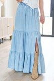 Patricia Chambray Maxi Skirt