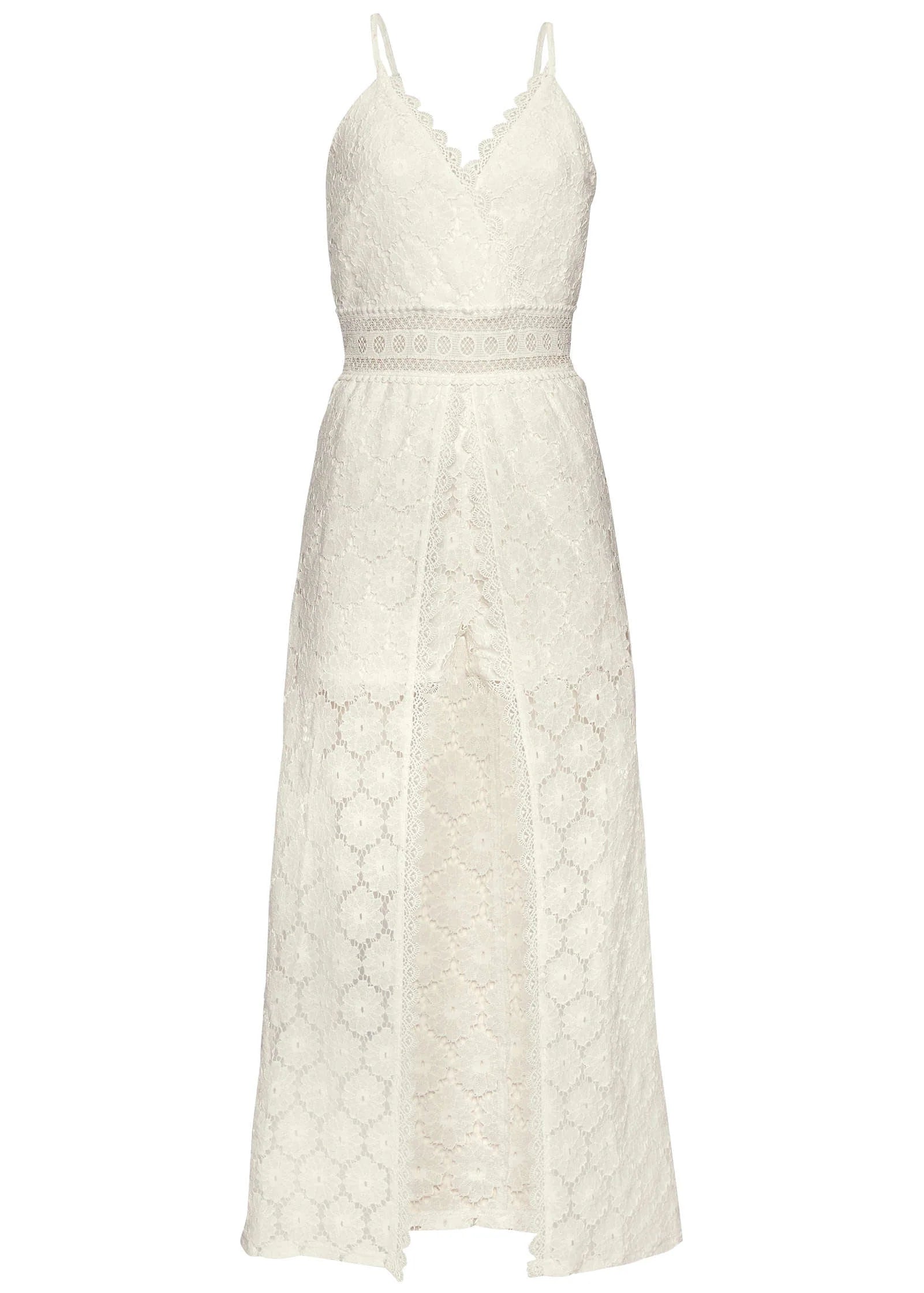 Crochet Romper White