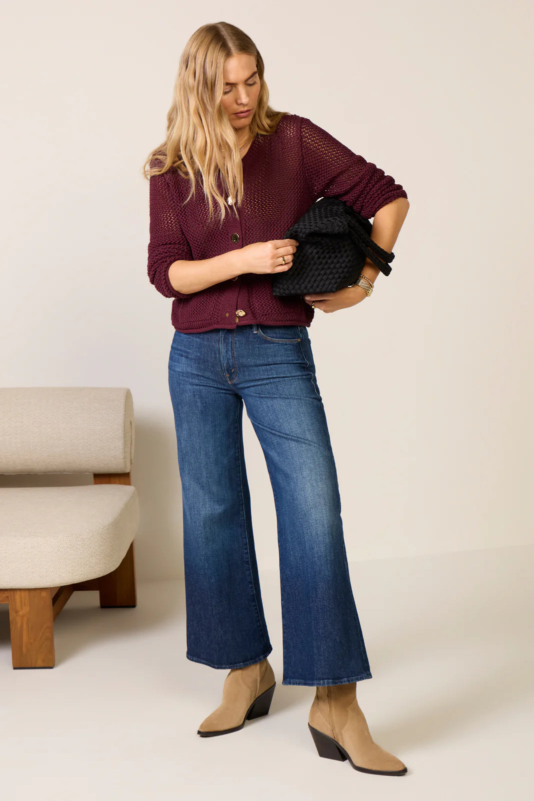 Emery Open Stitch Cardigan