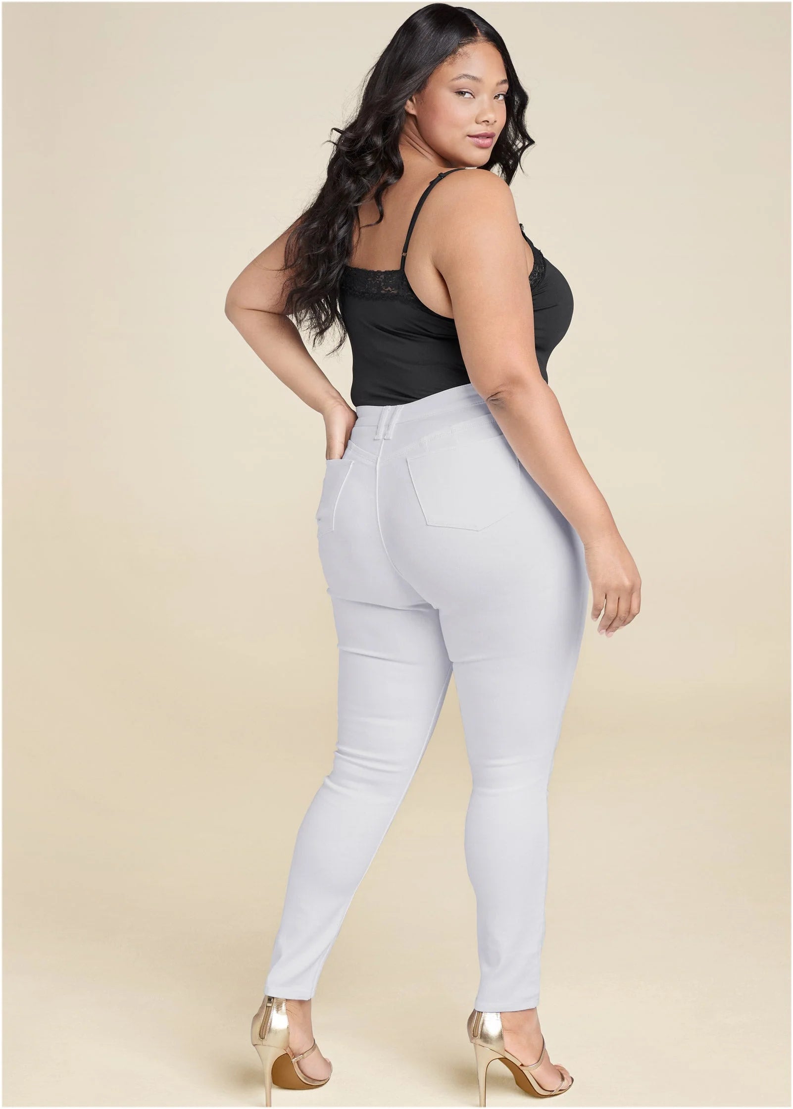 Lift Jeans White Denim