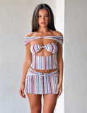 HAZE TWIST TOP VARIEGATED STRIPE