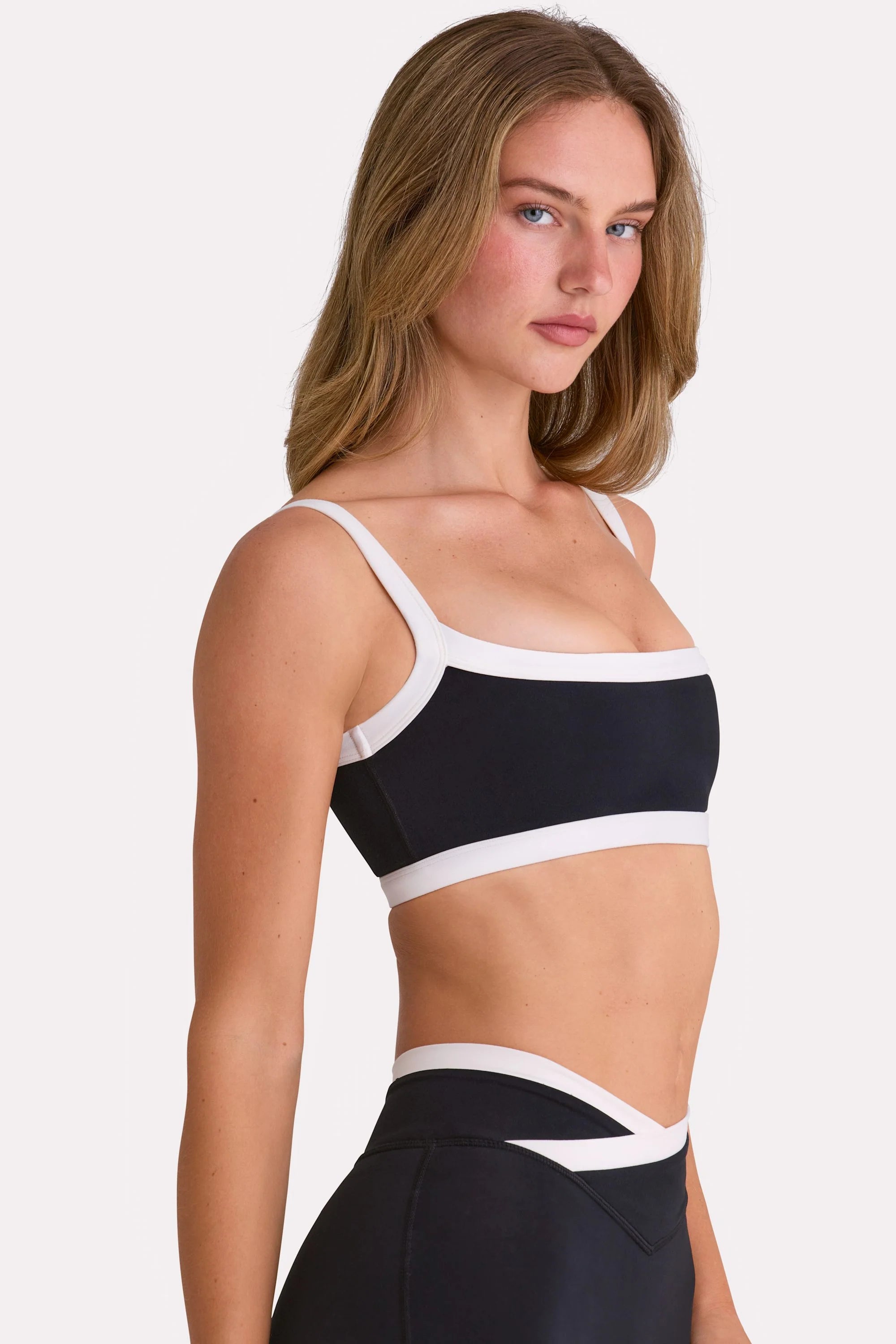 Soft Active Sports Bra in Black