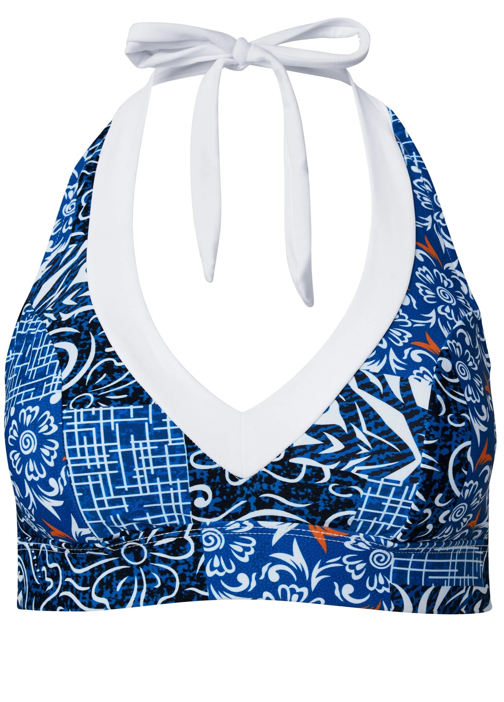 V Neck Halter Bikini Top Ocean Traveler