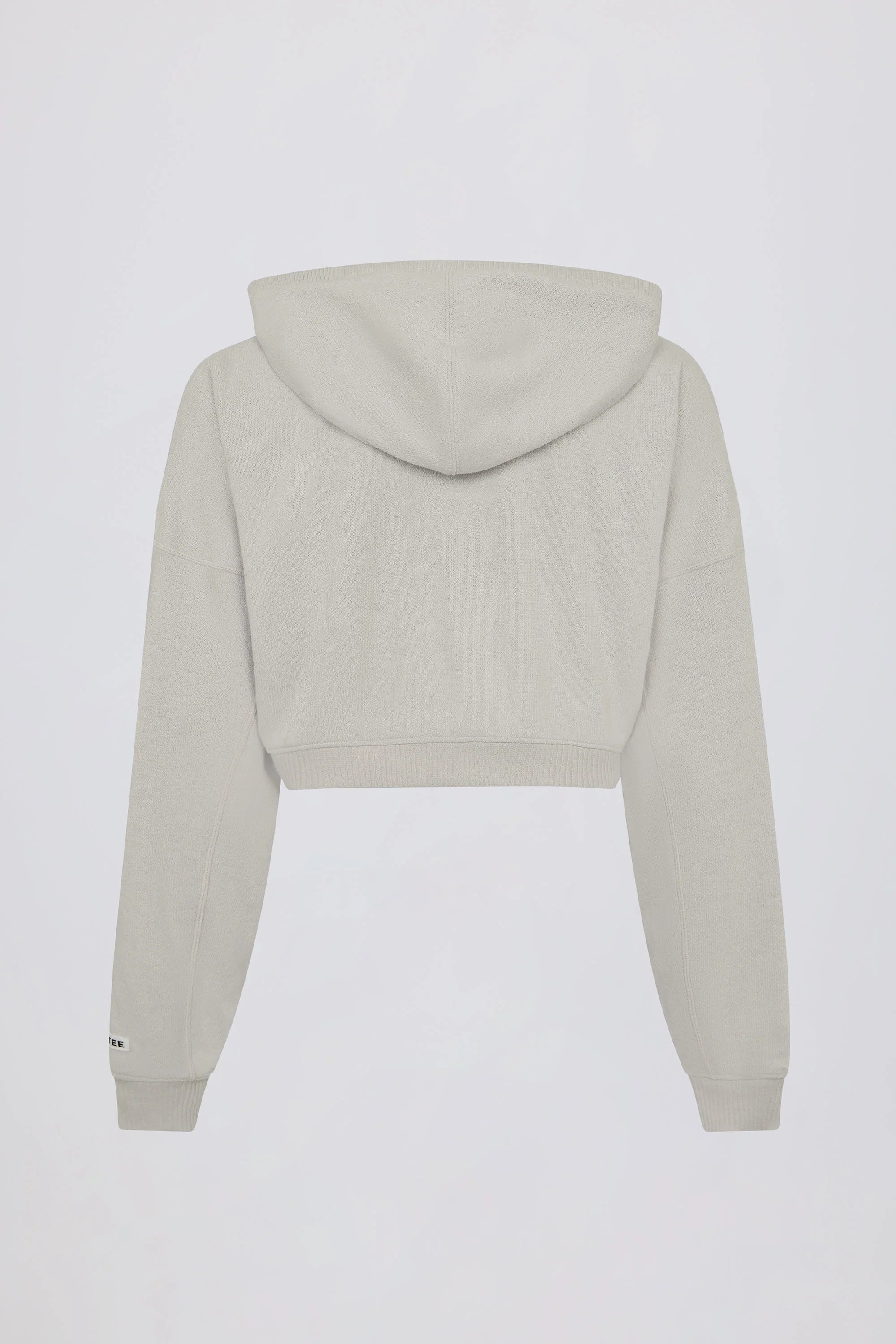 Lightweight Knit V Neck Oversized Jumper in Light Grey