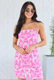 Coralie Pink Romper Dress