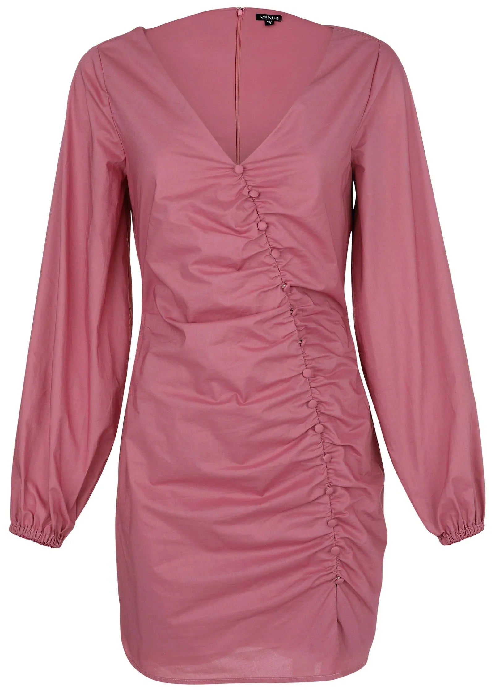 Balloon Sleeve Mini Dress Polignac