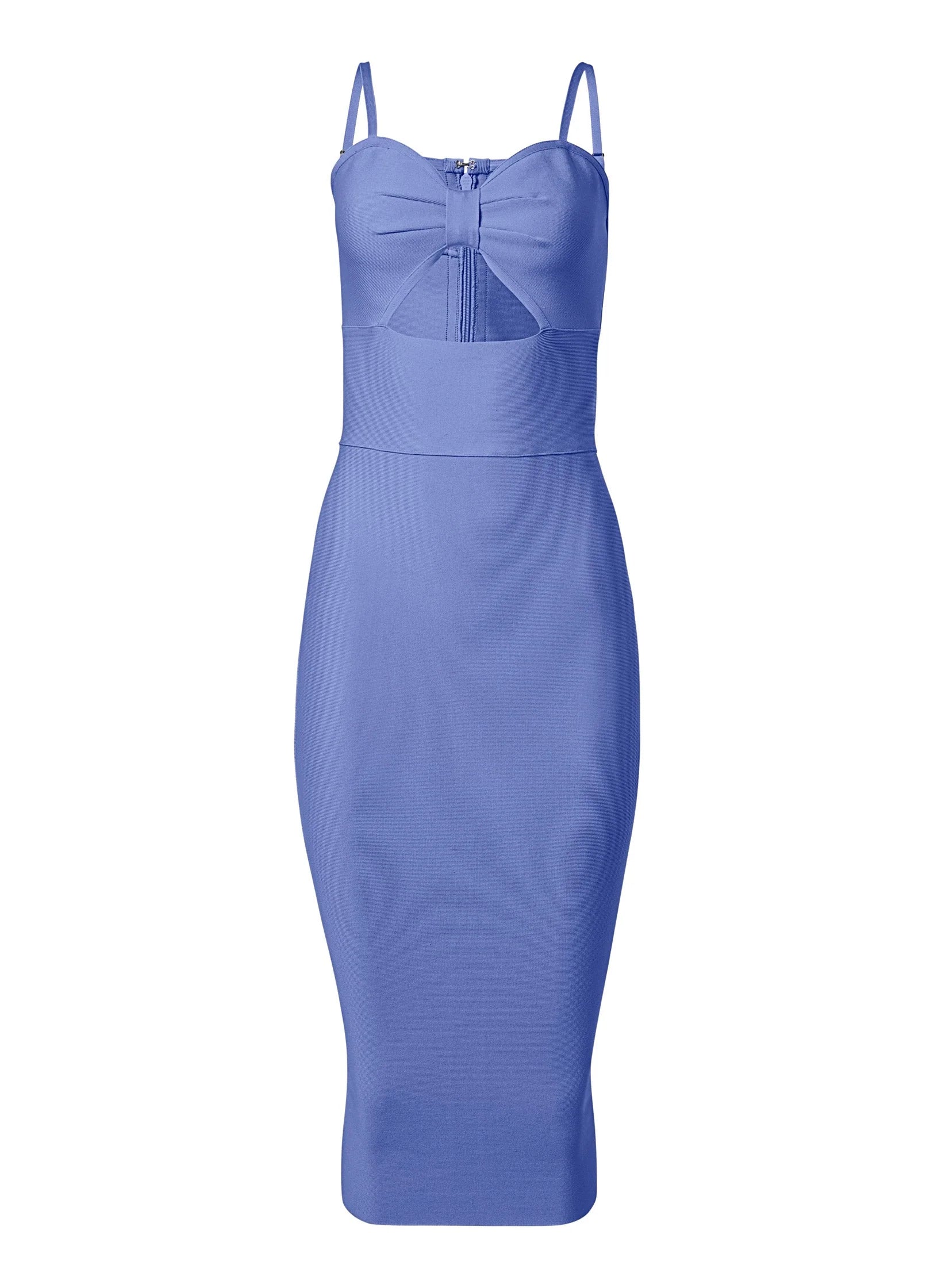 Cutout Bandage Midi Dress Blue