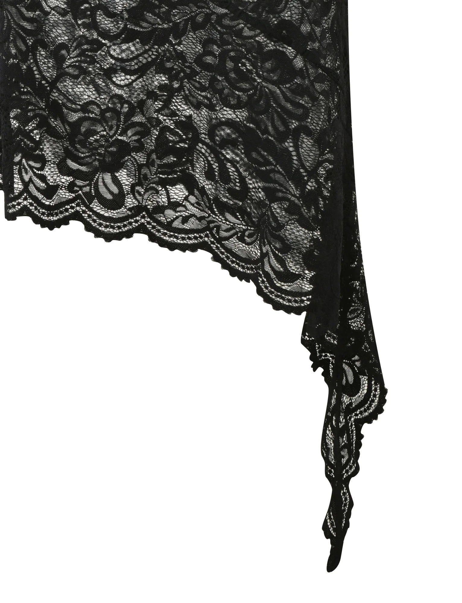 SIYA MIDI SKIRT BLACK LACE BLACK LACE