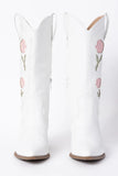 Willa Rose White Cowboy Boots FINAL SALE