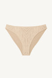 Cali High Leg Full Bottom Natural Calico Crochet