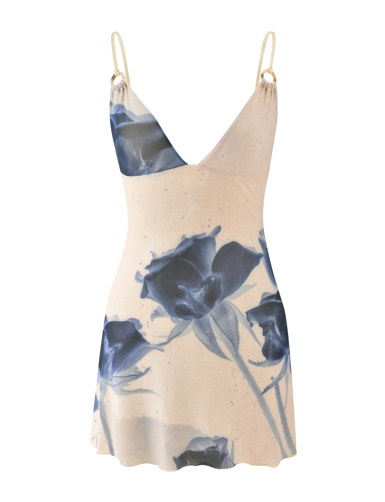 ROSY MINI DRESS INDIGO FLORAL