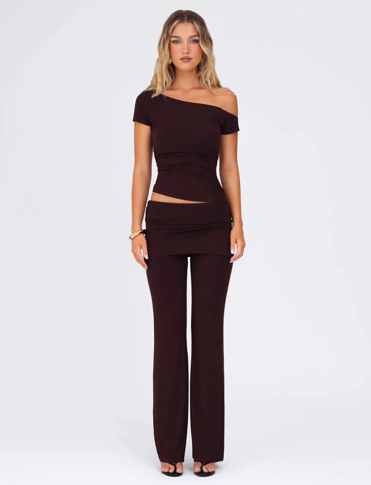 LEILANI PANT BROWN CHOCOLATE