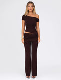 LEILANI PANT BROWN CHOCOLATE
