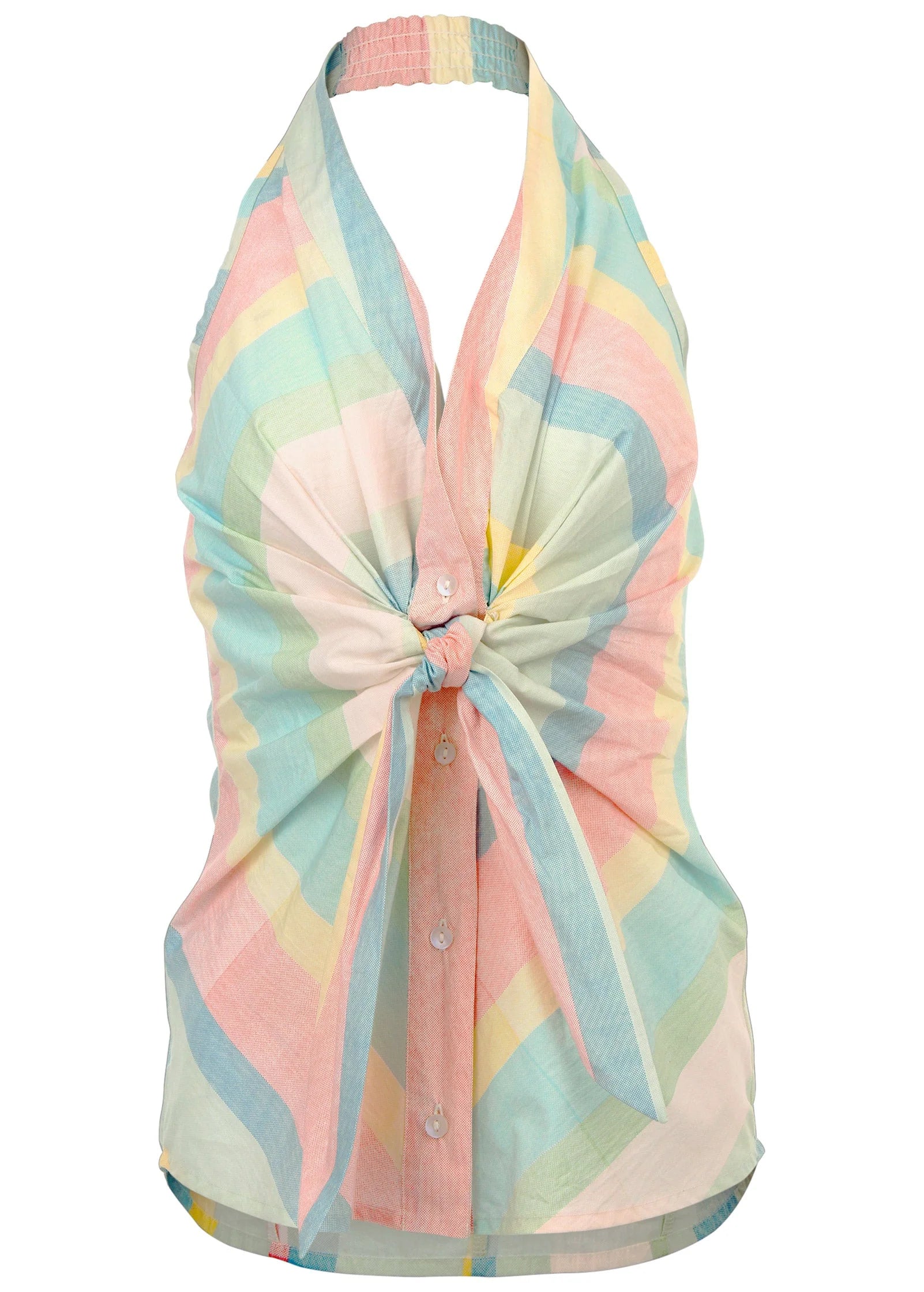 Stripe Halter Top Boardwalk Stripe
