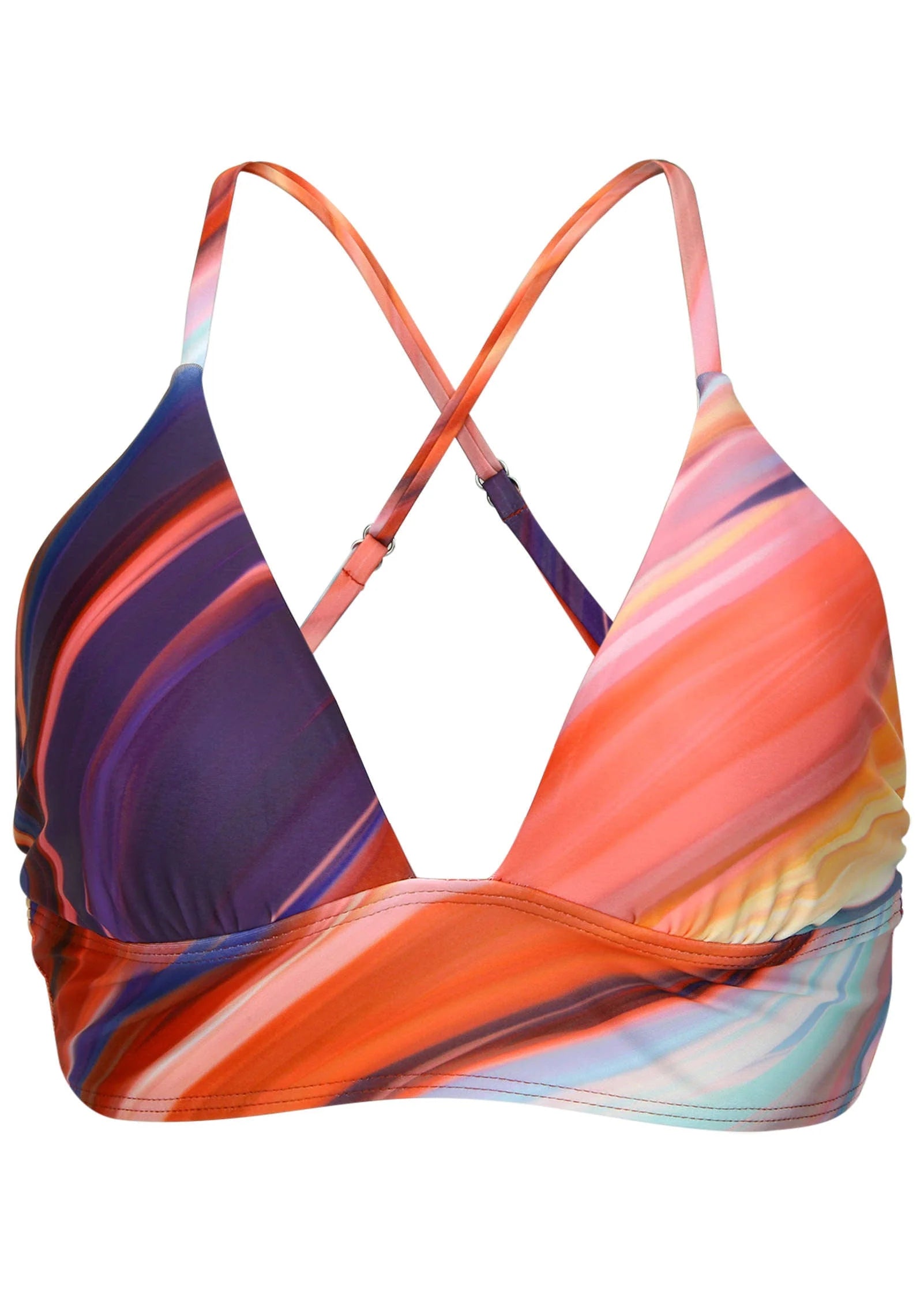 Bimini Long Line Top Dark Rainbow