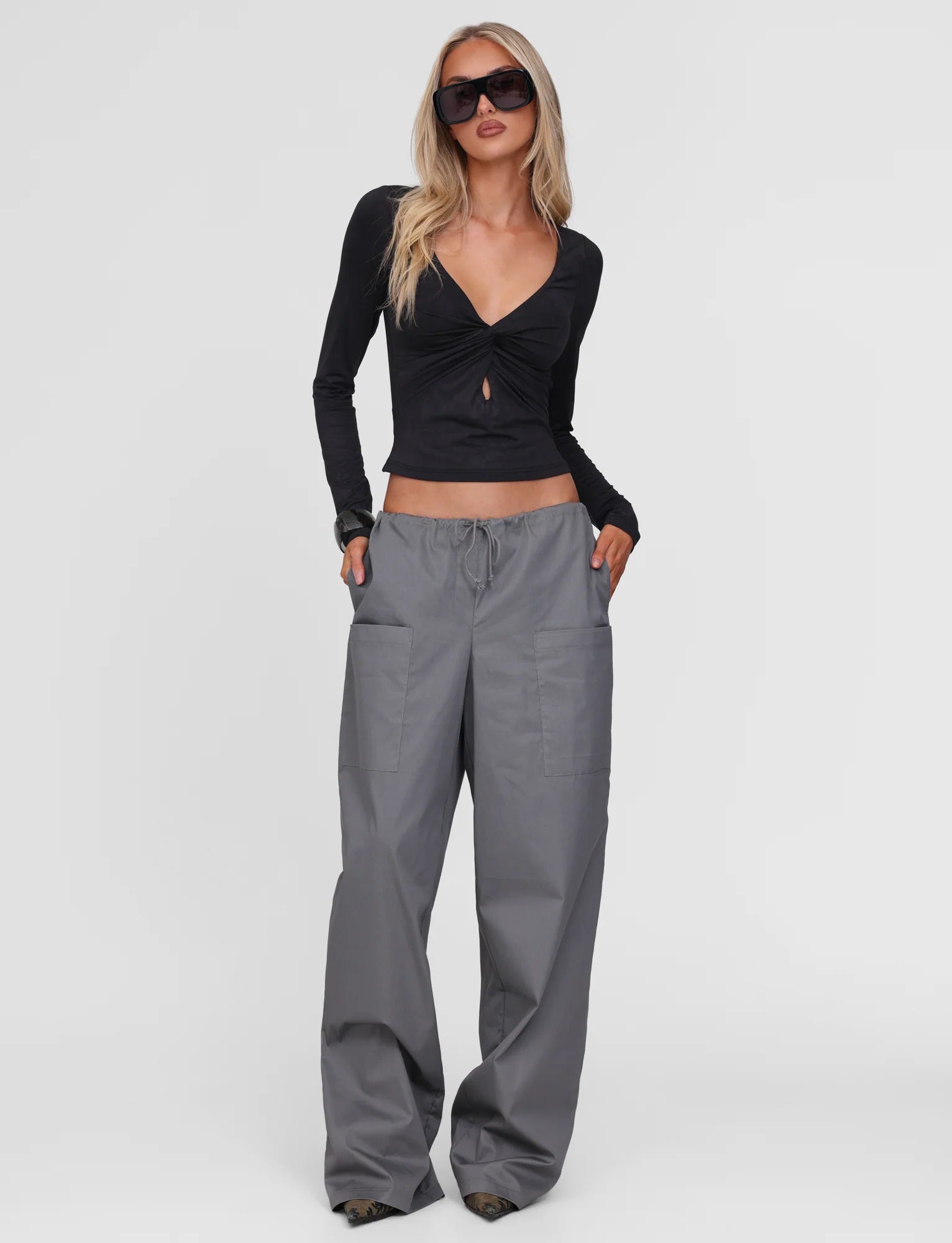 TYSHA PANT CHARCOAL