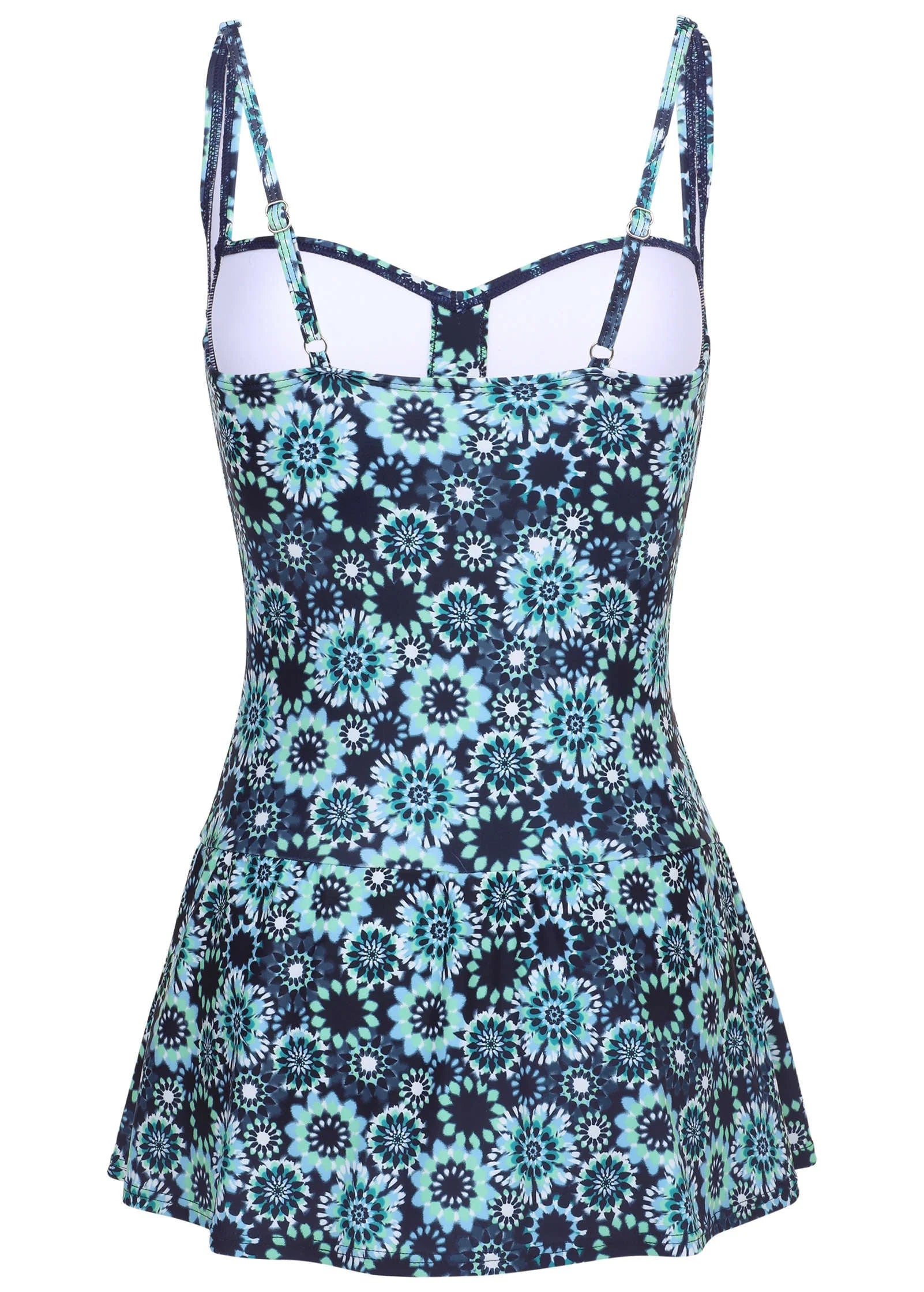 St Tropez Swim Dress Cool Kaleidoscope