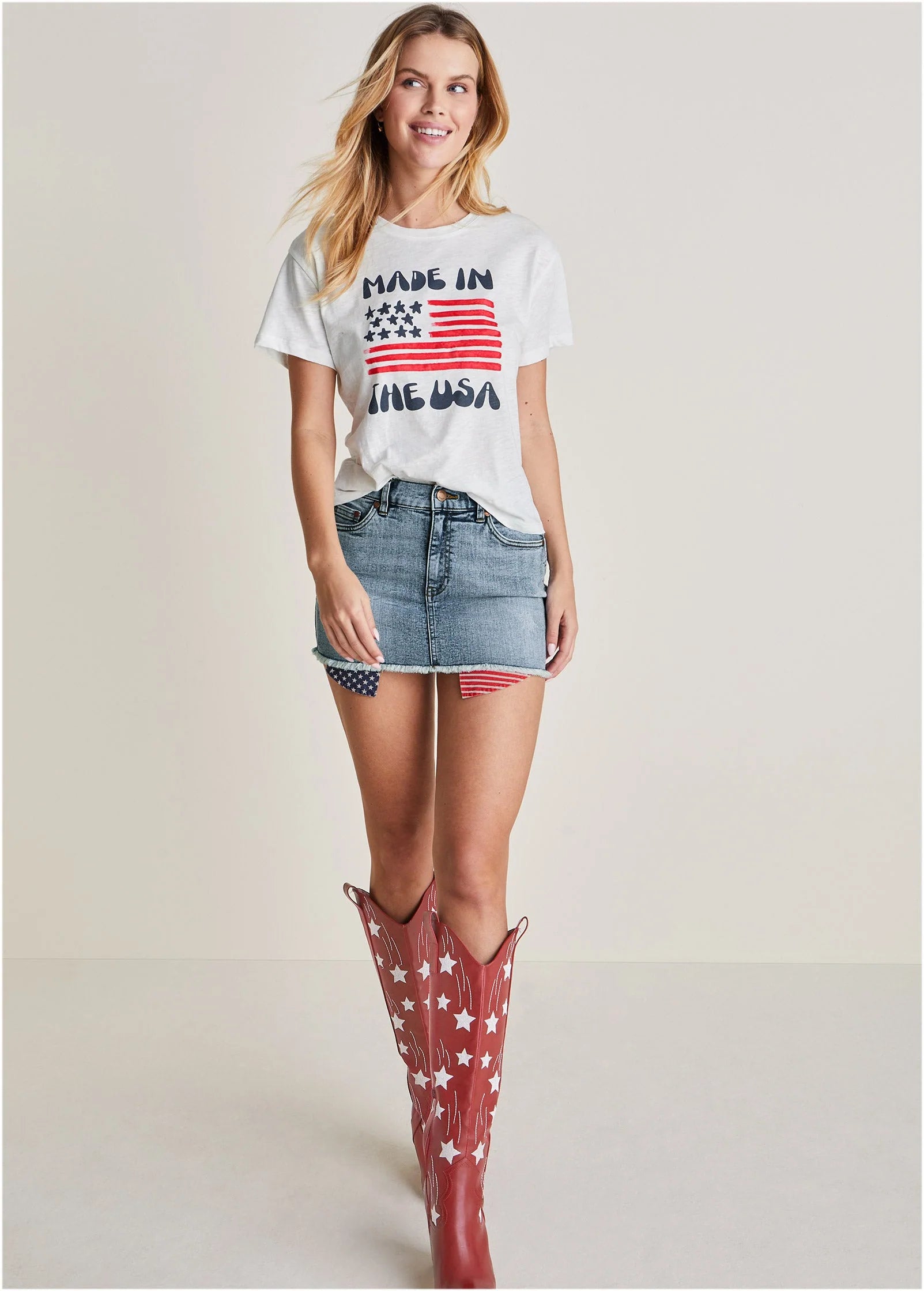 Made In The Usa Graphic Tee Cloud Dancer