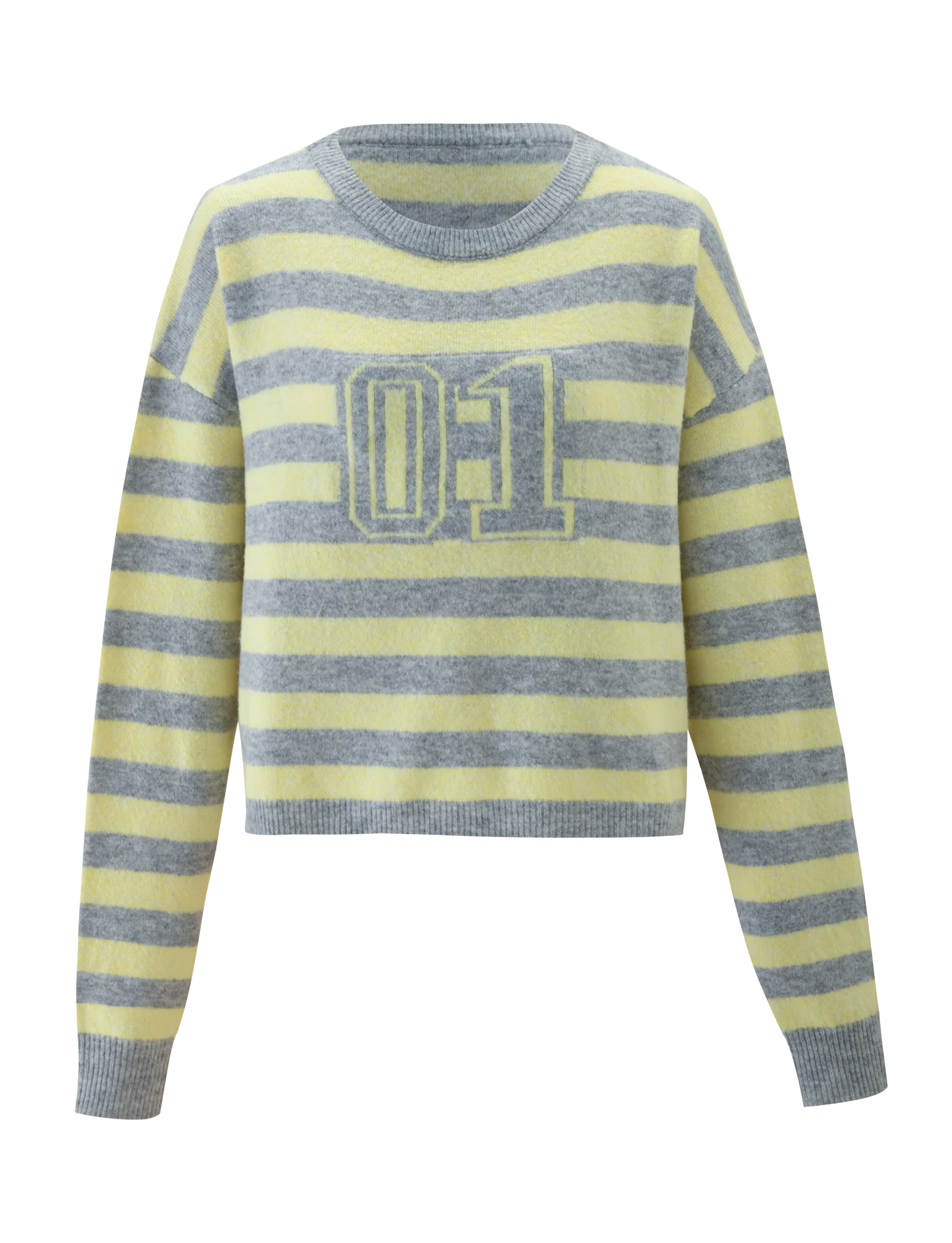 KOA JUMPER YELLOW AND GREY STRIPE