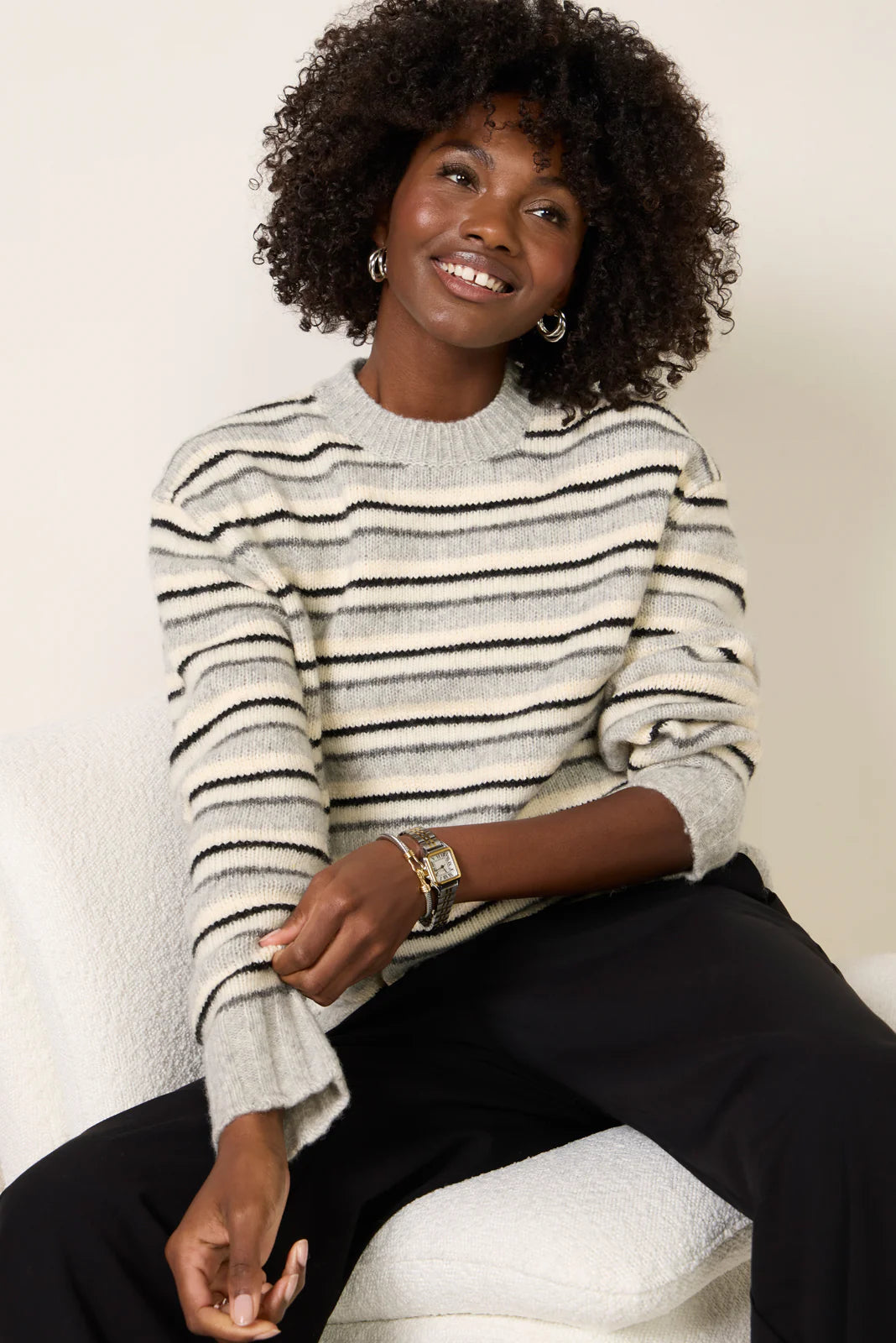 Hanna Stripe Sweater