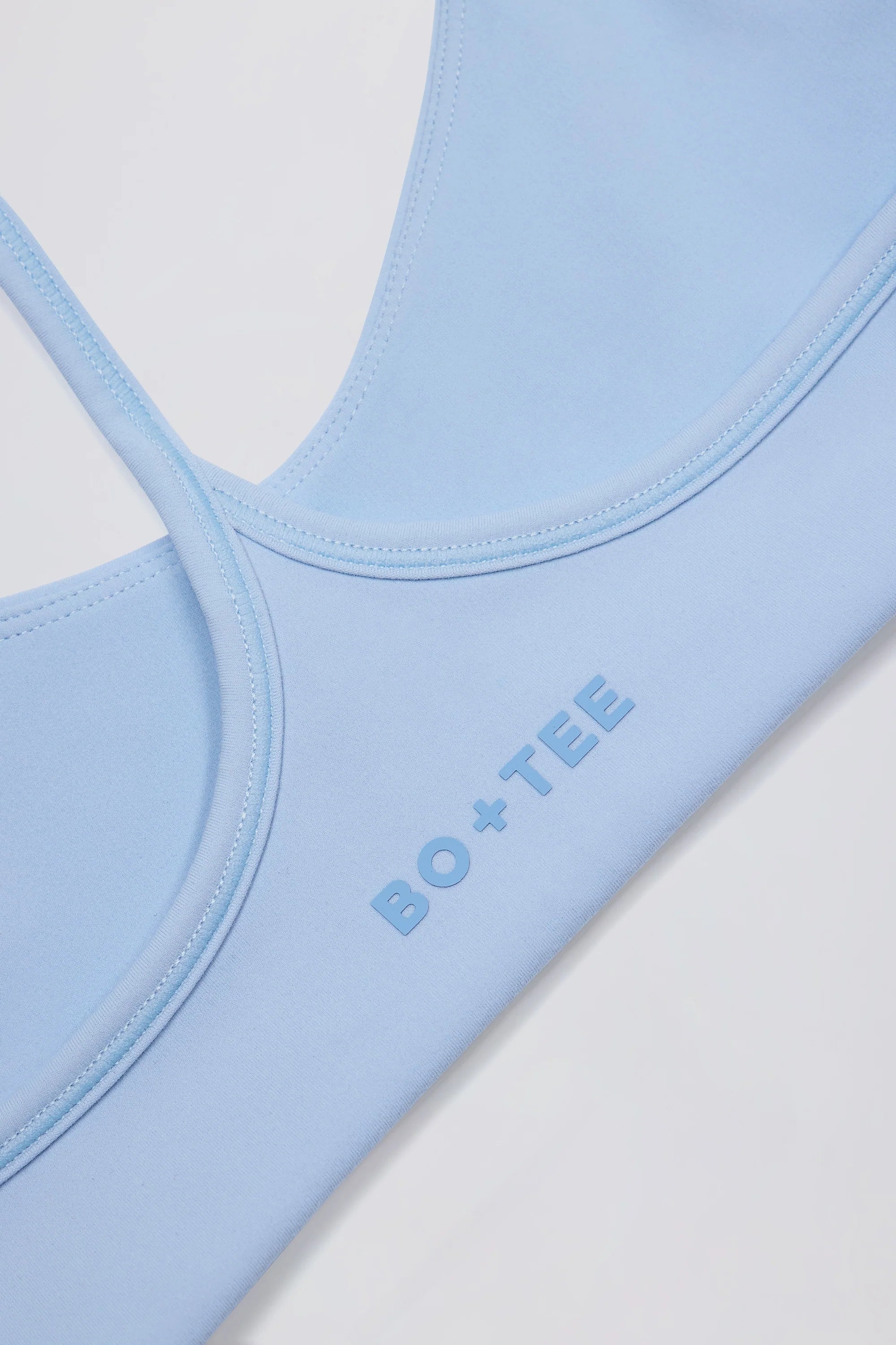 Soft Active Racerback Sports Bra in Sky