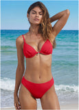 Fiji Moderate Bikini Bottom Red