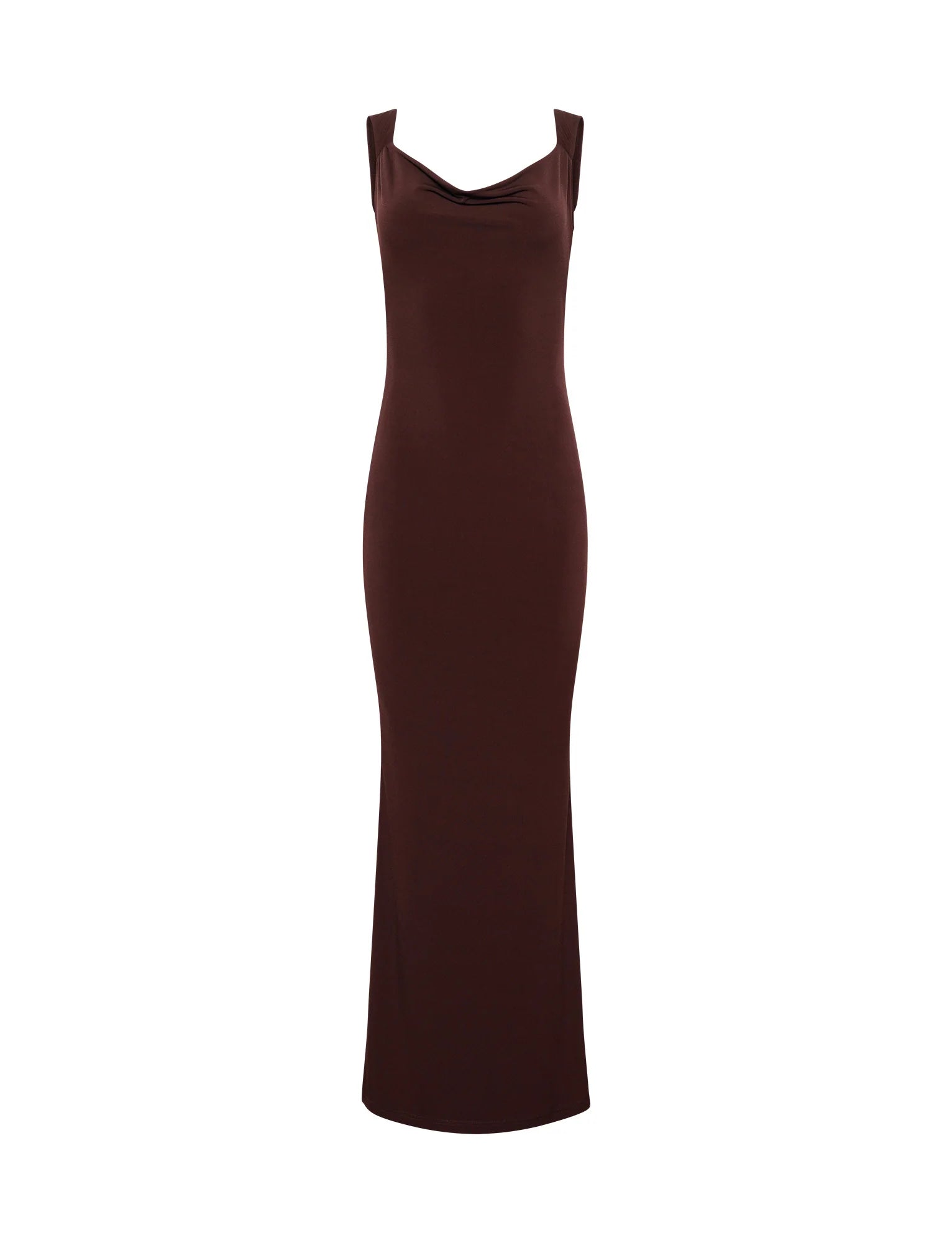 MORANA DRESS BROWN CHOCOLATE