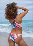 Cross Front Halter Top Boardwalk Flag Small
