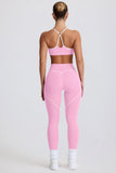 Soft Active Mid Rise Leggings in Baby Pink