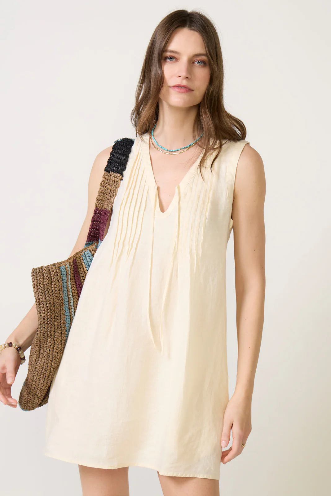Stella Linen Mini Dress