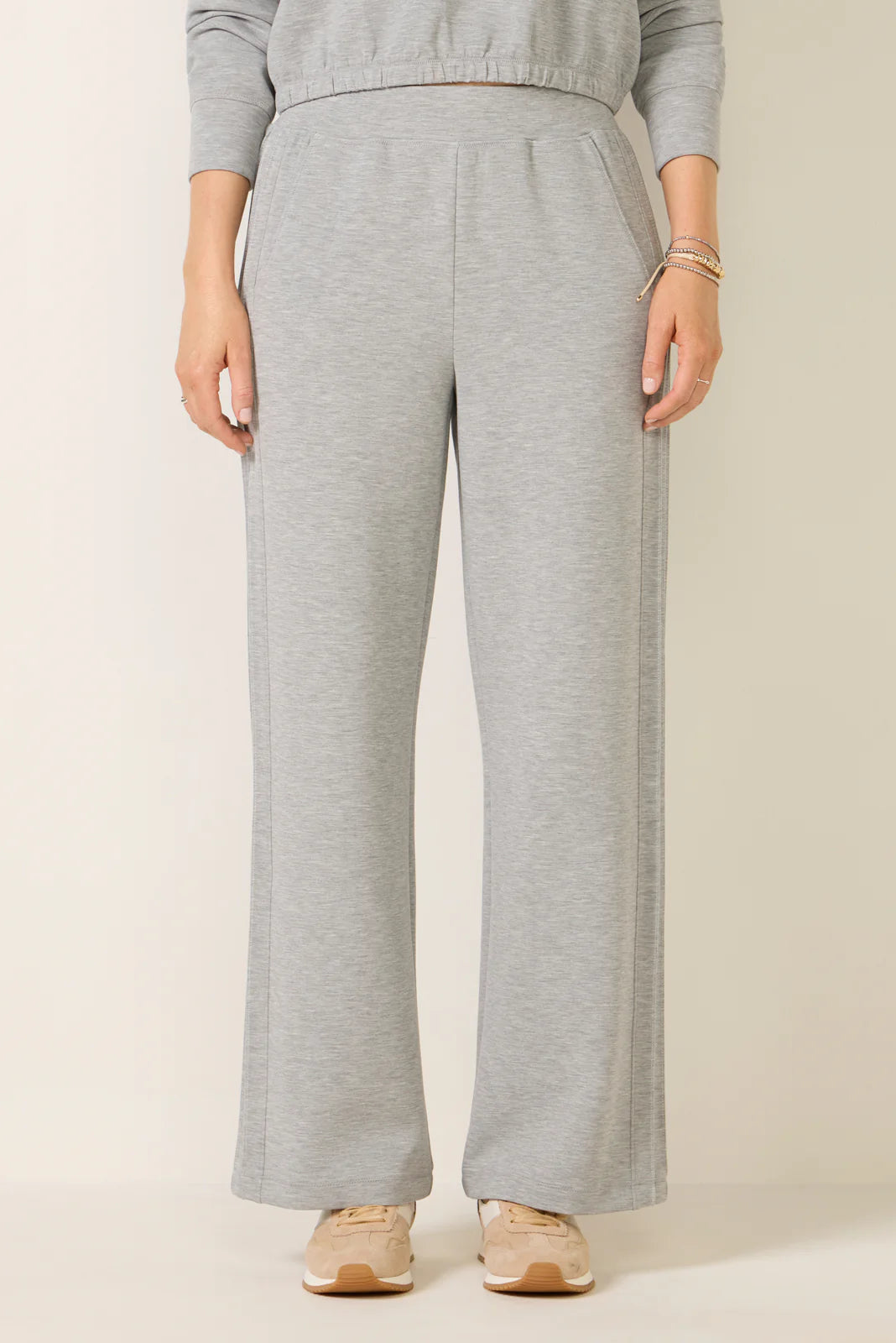 Cambrie Wide Leg Pintuck Pant