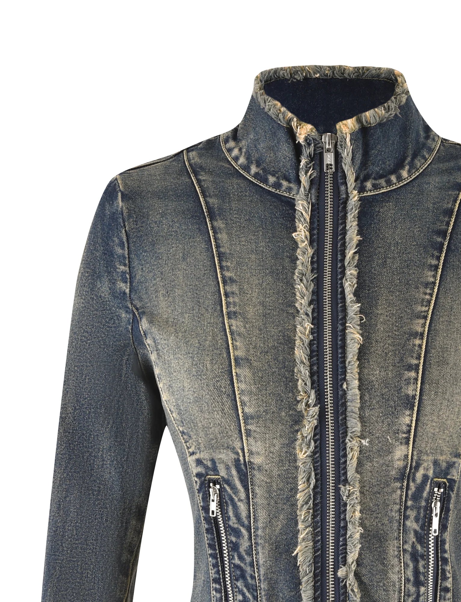 OPHELIE JACKET BLUE DENIM BLUE DENIM