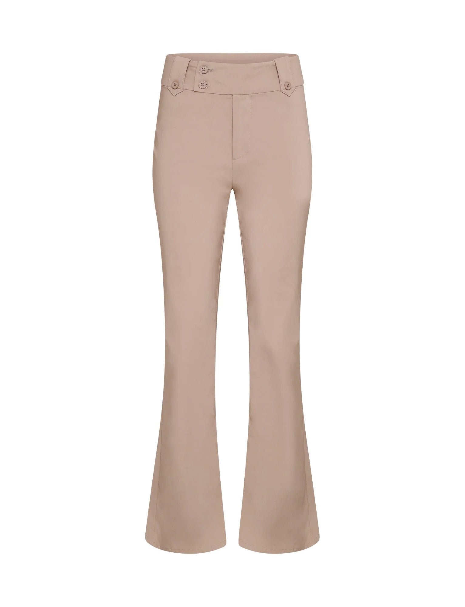 KITTIE HIGH RISE PANT BEIGE TAN